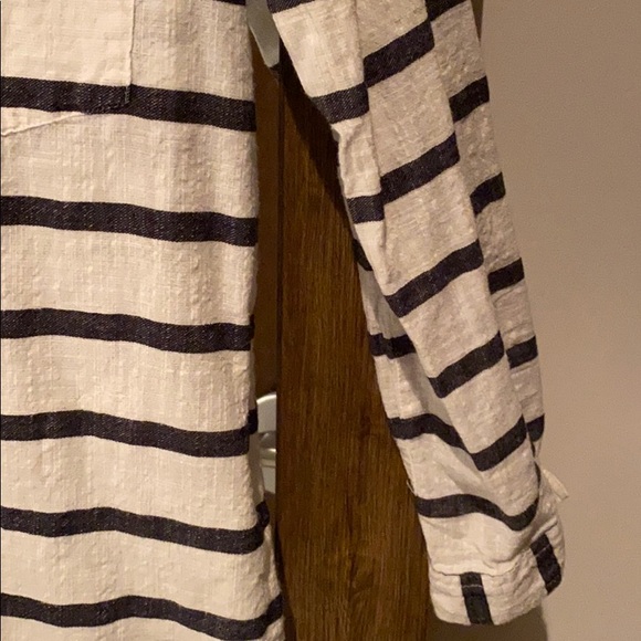 Zara Cotton button down striped shirt - Picture 4 of 5